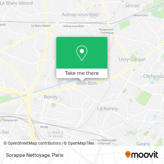 Sorappe Nettoyage map