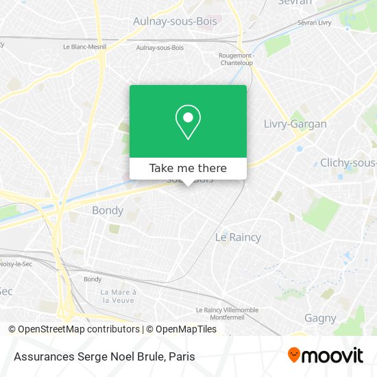 Assurances Serge Noel Brule map