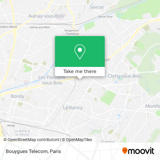 Mapa Bouygues Telecom