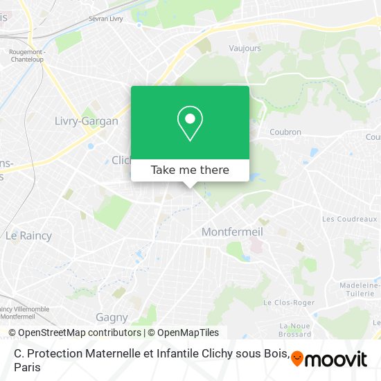 Mapa C. Protection Maternelle et Infantile Clichy sous Bois