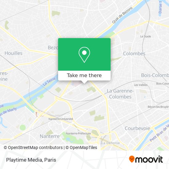 Playtime Media map