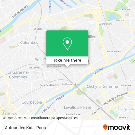 Autour des Kids map