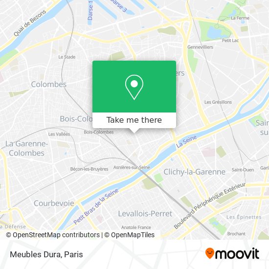 Meubles Dura map