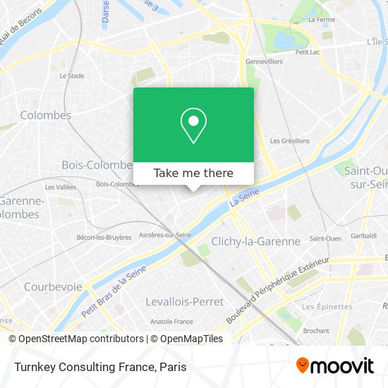 Turnkey Consulting France map