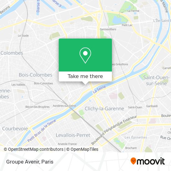Groupe Avenir map