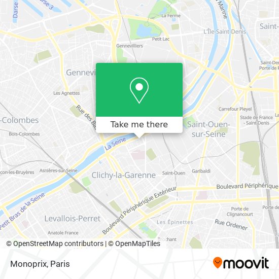 Monoprix map