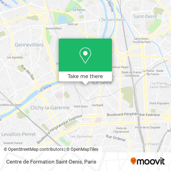 Centre de Formation Saint-Denis map