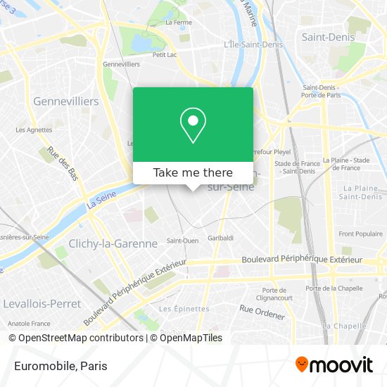 Euromobile map