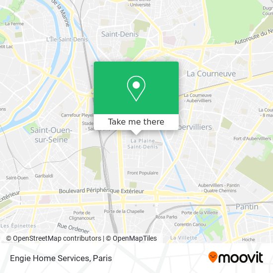 Engie Home Services map