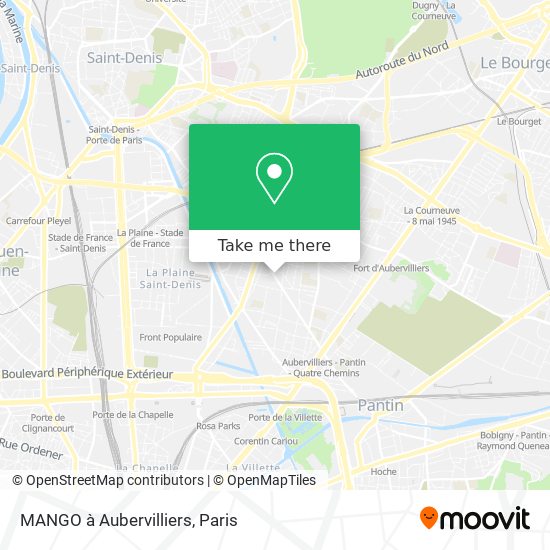 Mapa MANGO à Aubervilliers