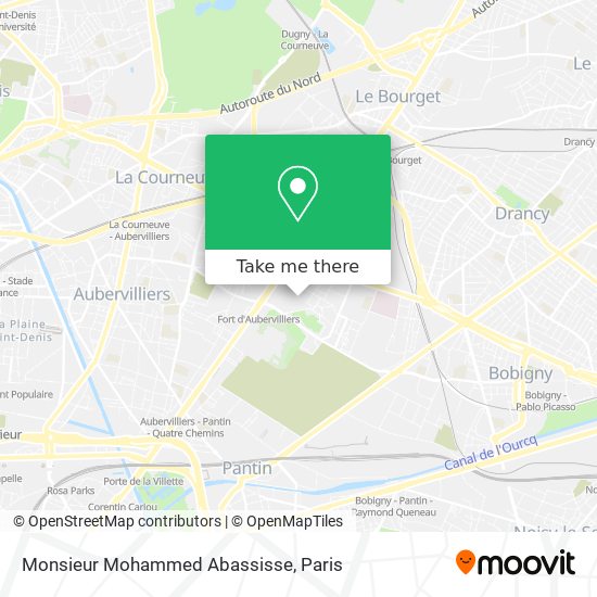 Mapa Monsieur Mohammed Abassisse