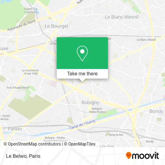 Le Belwo map