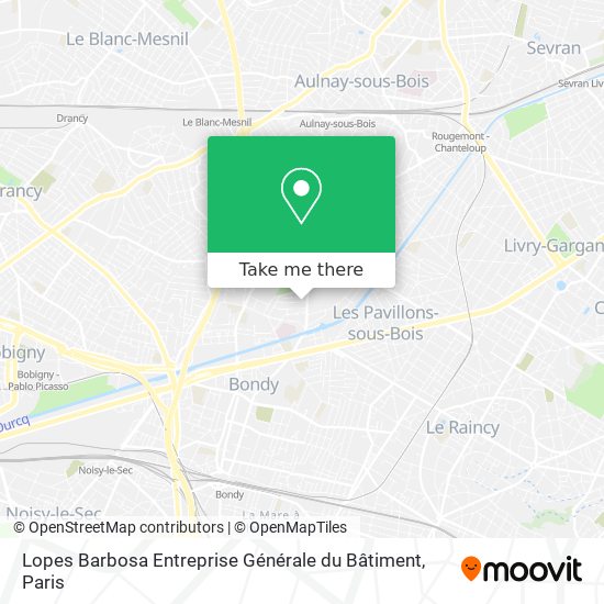 Mapa Lopes Barbosa Entreprise Générale du Bâtiment