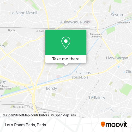 Let's Roam Paris map