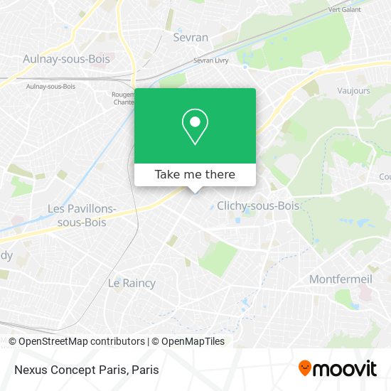 Nexus Concept Paris map