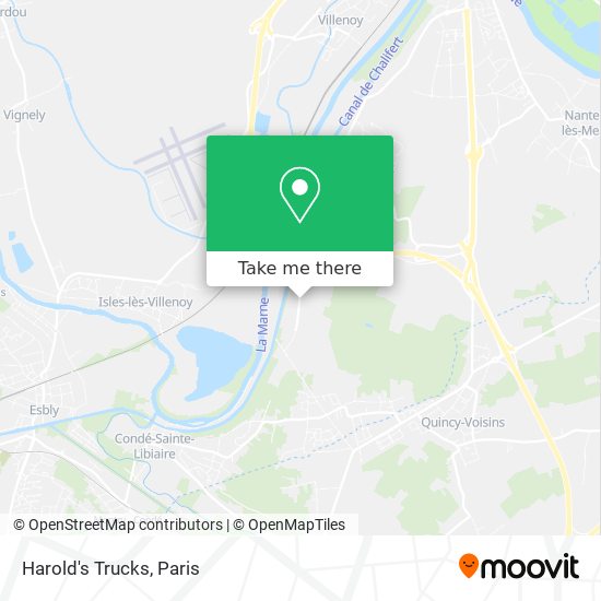 Harold's Trucks map