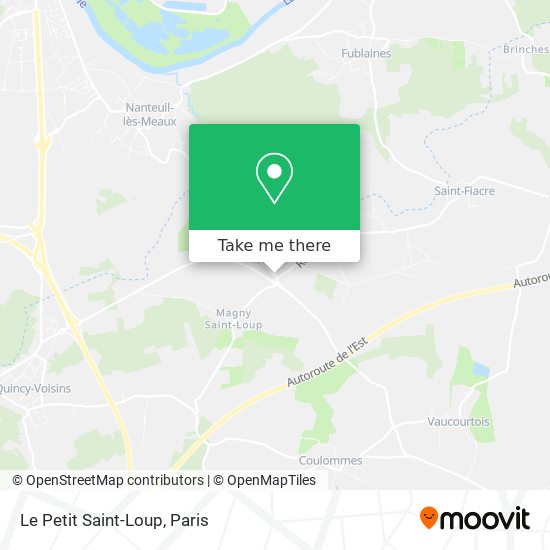 Le Petit Saint-Loup map