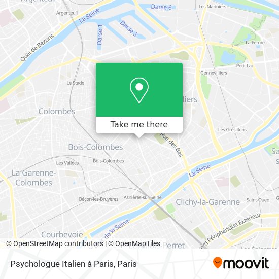 Mapa Psychologue Italien à Paris