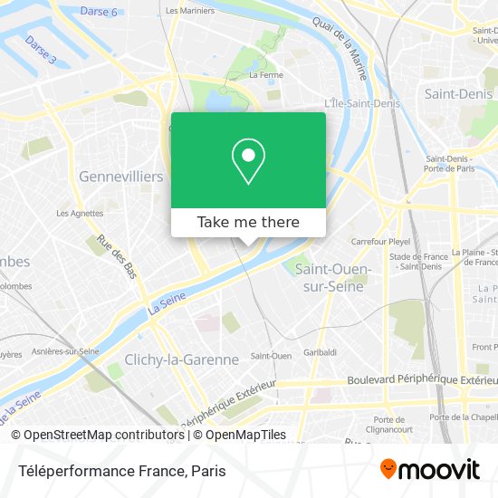 Téléperformance France map
