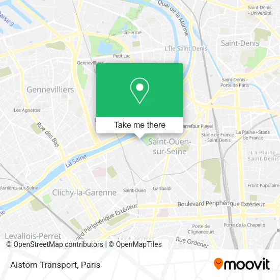 Alstom Transport map