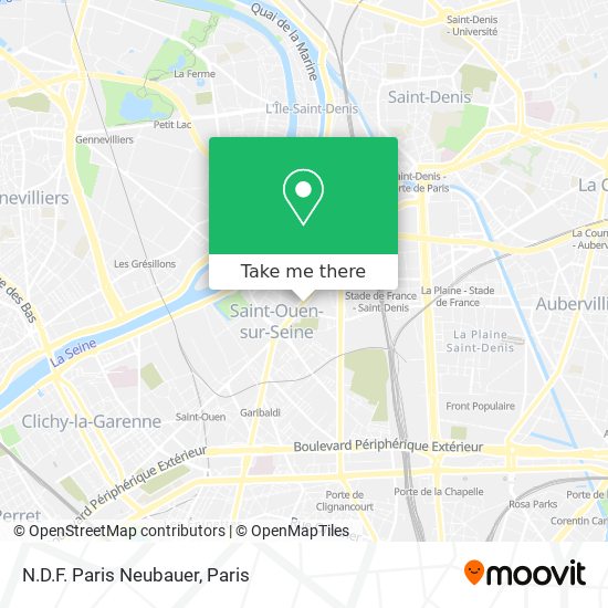 N.D.F. Paris Neubauer map