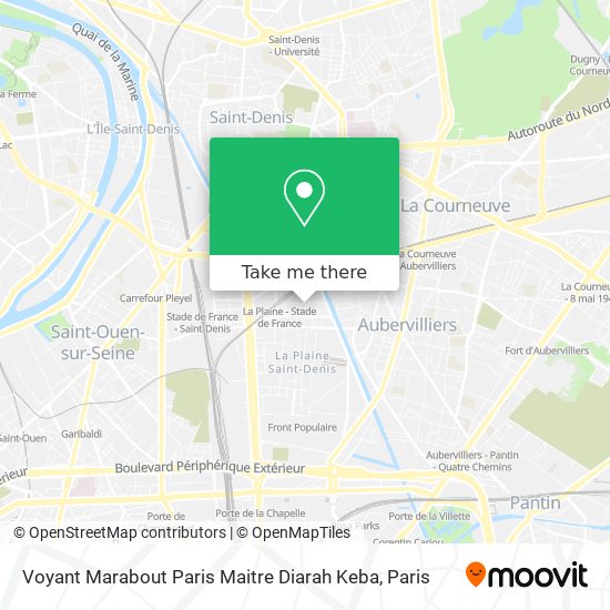 Voyant Marabout Paris Maitre Diarah Keba map