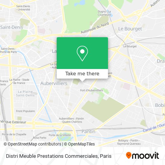 Distri Meuble Prestations Commerciales map