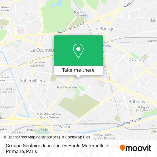 Mapa Groupe Scolaire Jean Jaurès Ecole Maternelle et Primaire