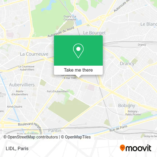 LIDL map