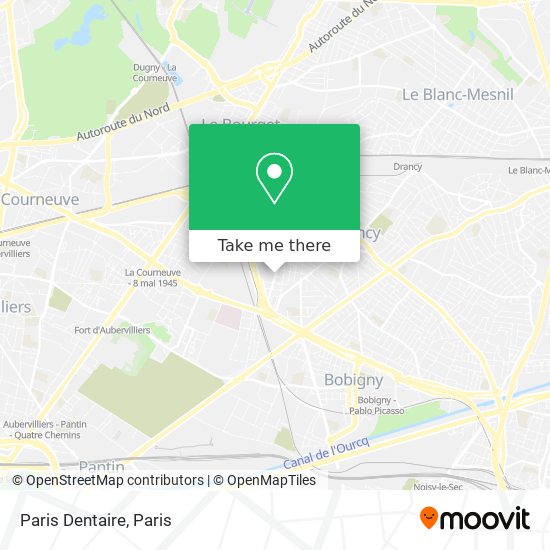 Mapa Paris Dentaire