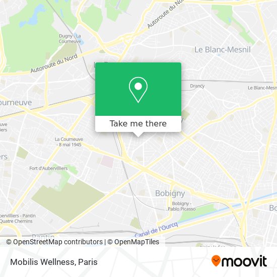 Mapa Mobilis Wellness