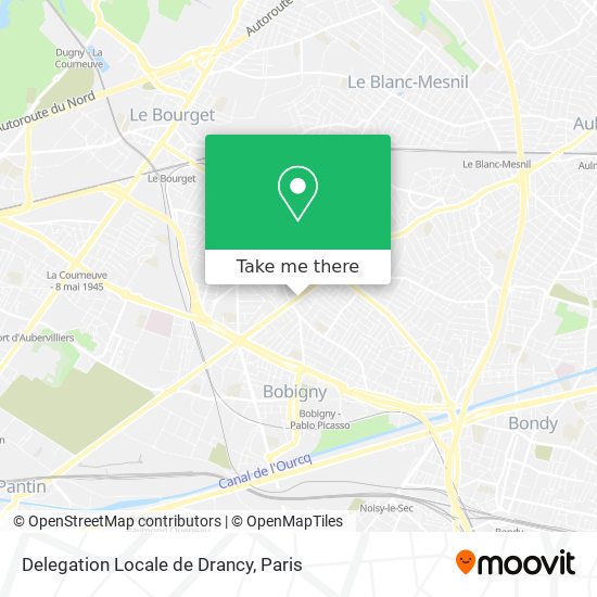 Delegation Locale de Drancy map