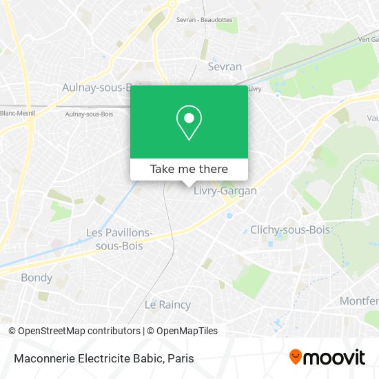 Maconnerie Electricite Babic map