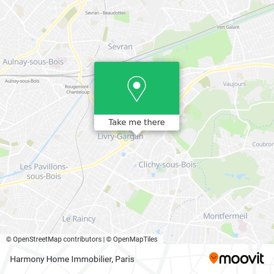 Harmony Home Immobilier map