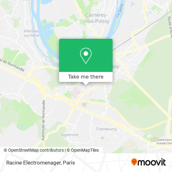 Racine Electromenager map