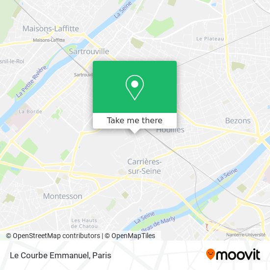 Le Courbe Emmanuel map