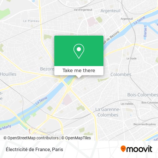 Mapa Électricité de France