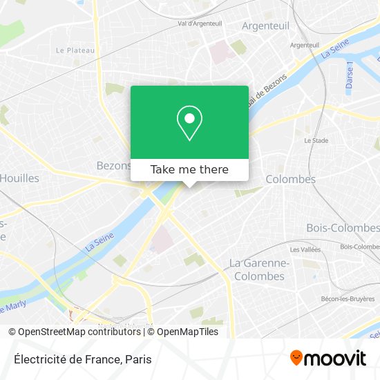 Électricité de France map