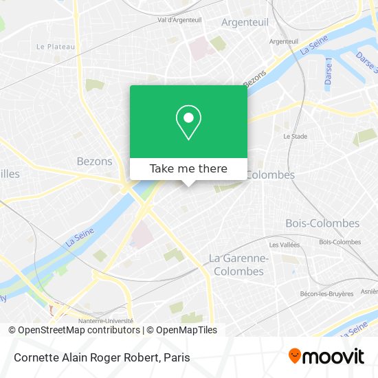 Mapa Cornette Alain Roger Robert