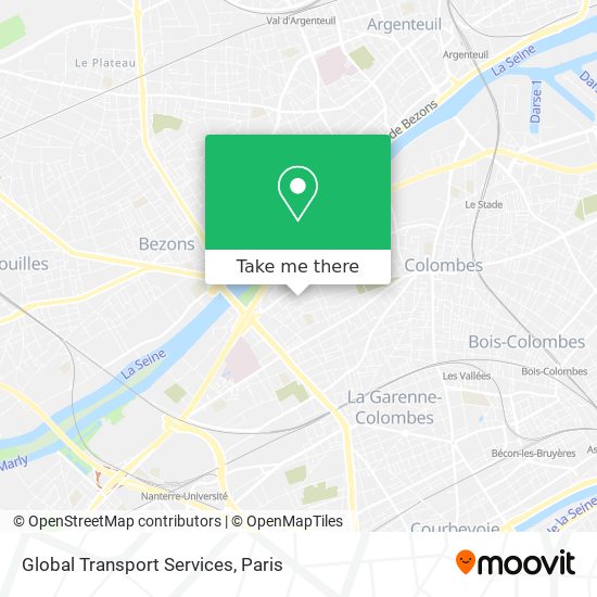 Mapa Global Transport Services