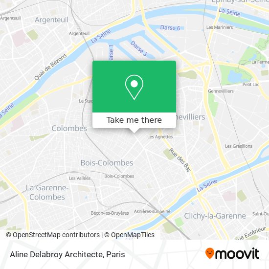 Aline Delabroy Architecte map