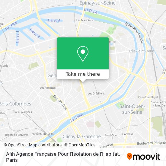 Afih Agence Française Pour l'Isolation de l'Habitat map