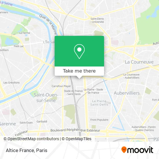 Altice France map
