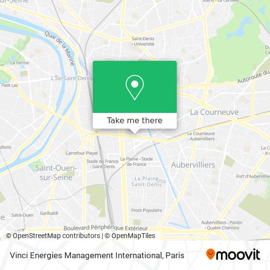 Vinci Energies Management International map