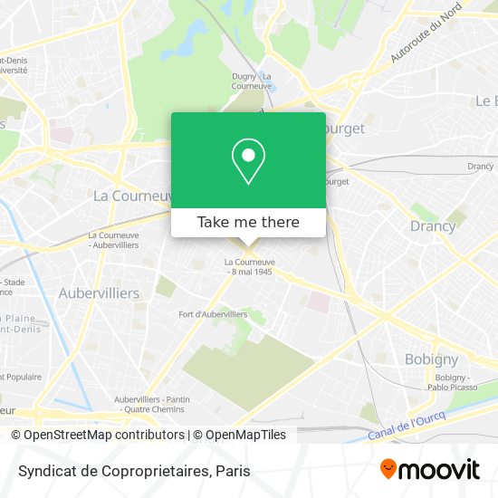 Syndicat de Coproprietaires map