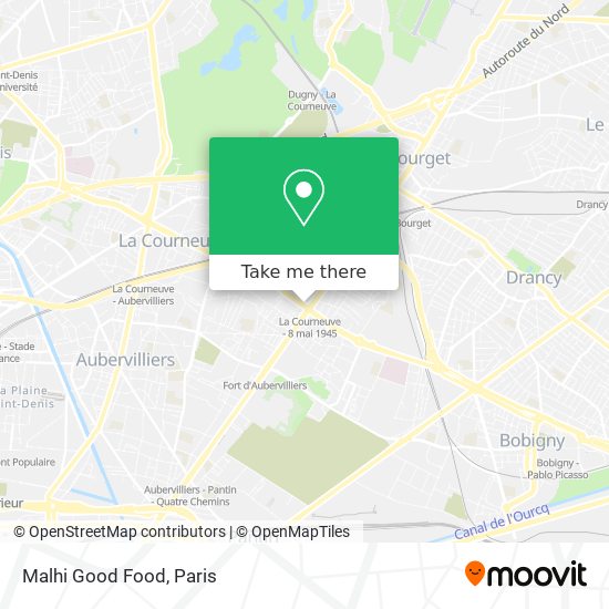 Malhi Good Food map