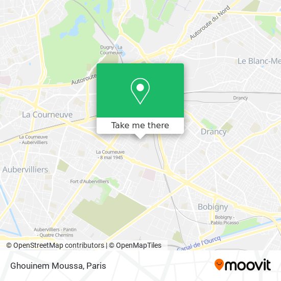 Ghouinem Moussa map