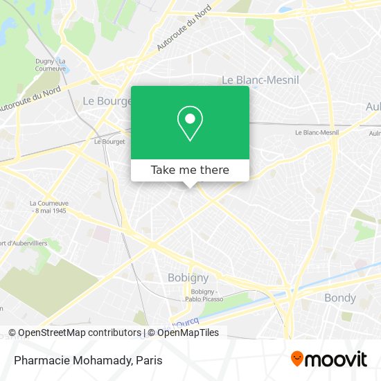 Pharmacie Mohamady map