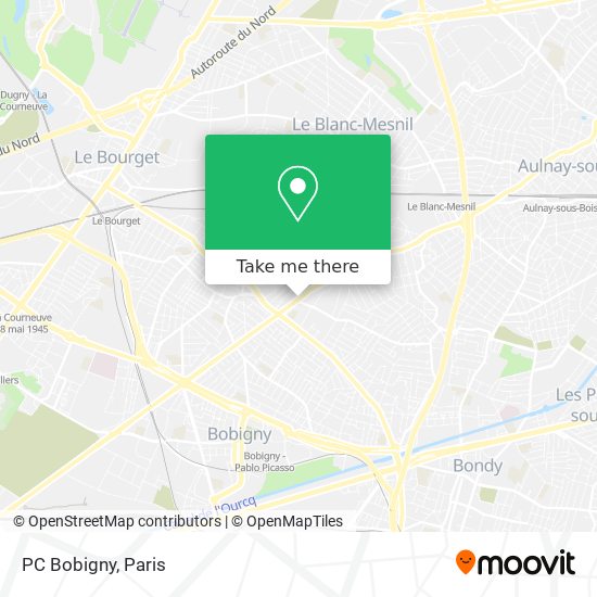 Mapa PC Bobigny