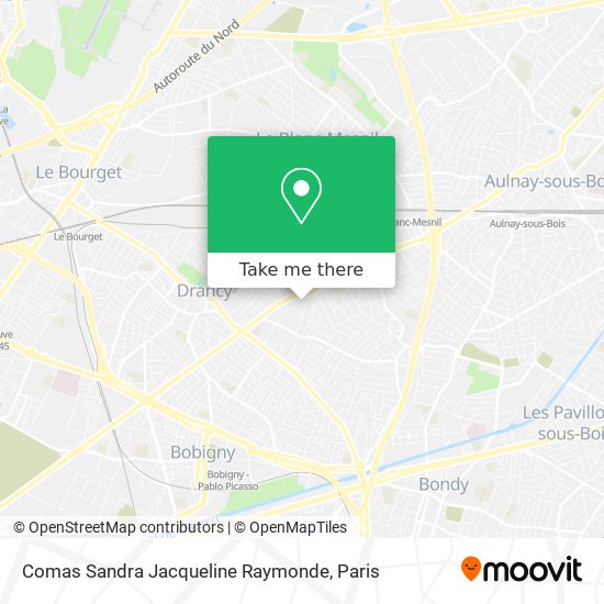 Comas Sandra Jacqueline Raymonde map